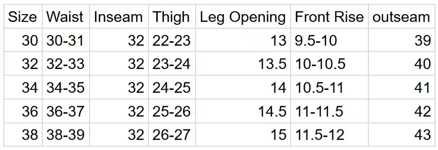 Size-Chart